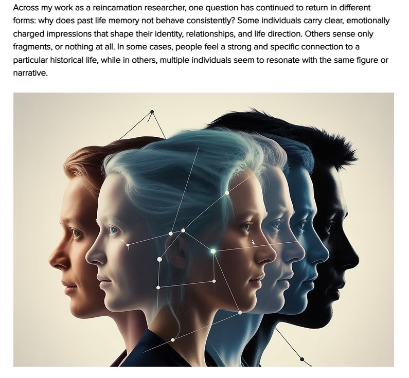 Soul Fragmentation vs. Linear Reincarnation — Memory, Identity, and Overlapping Lives