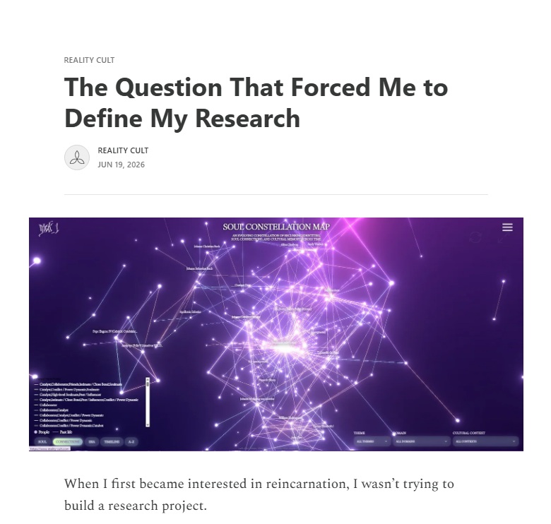 New Essay: The Question That Forced Me to Define My Research